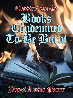 cover image of Books Condemned to be Burnt
